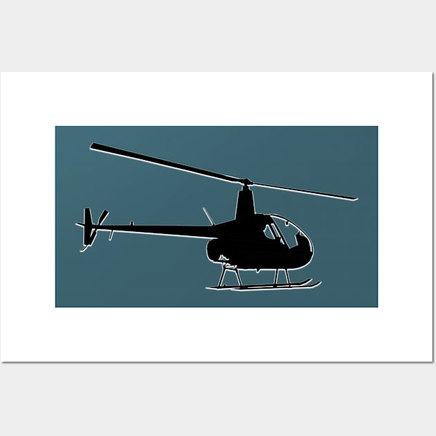 Robinson R22 Wall Art by FotoJarmo